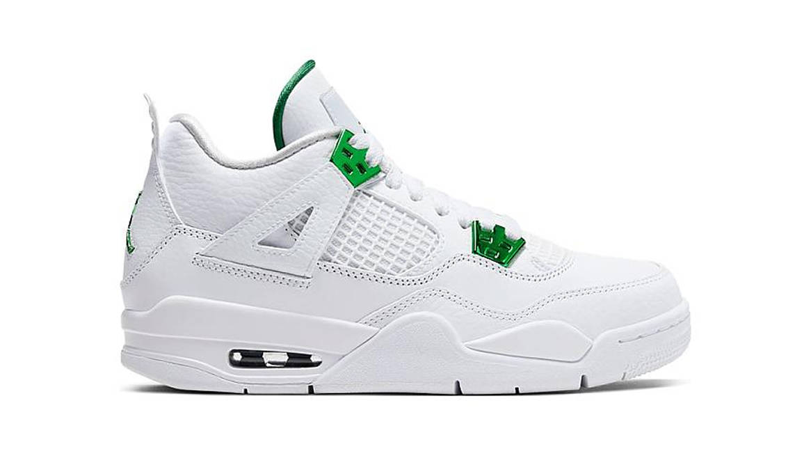 Air Jordan 4 Retro GS Metallic Green
