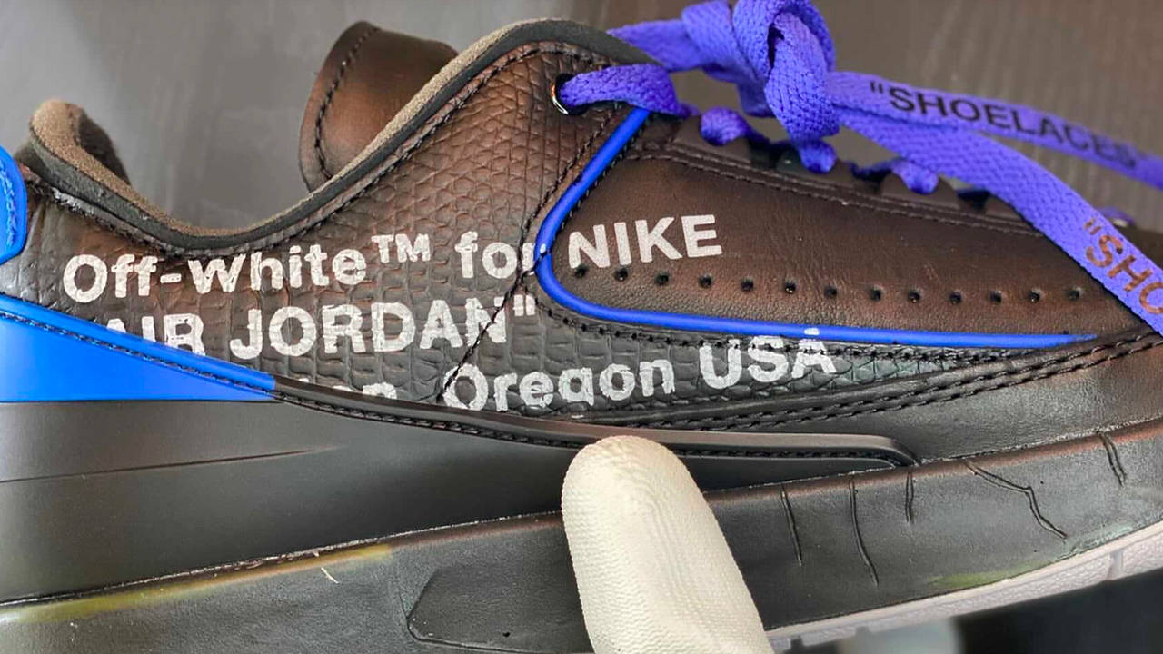 Off-White x Air Jordan 2 Low "Black"