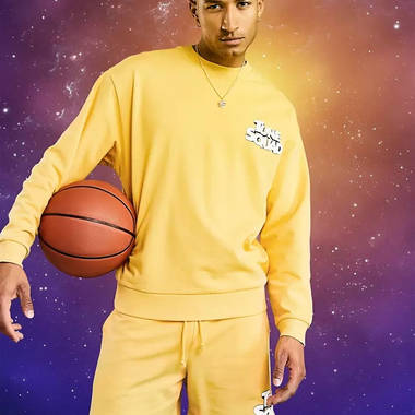 ASOS DESIGN Space Jam 2 Co-Ord Oversized Crew Neck Sweatshirt ASOS DESIGN Space Jam 2 Co-Ord Oversized Crew Neck Sweatshirt