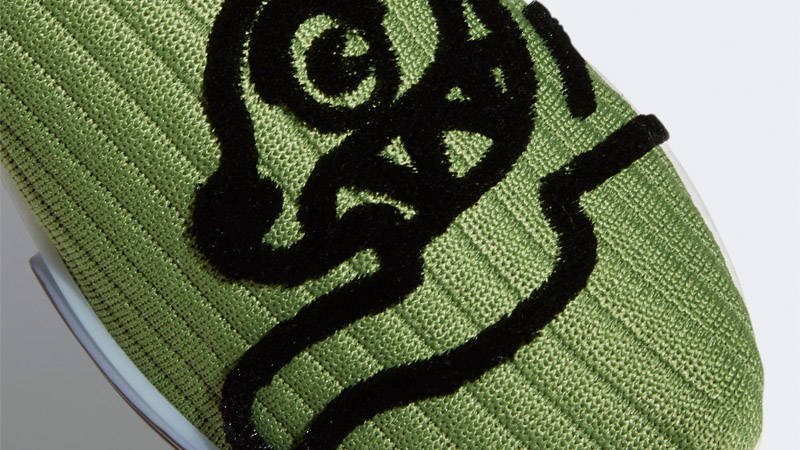BBC Ice Cream x adidas NMD Hu Running Dog Green Closeup 1