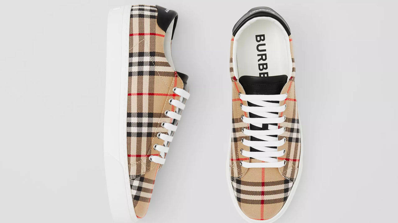 10 Perfectly Plaid Sneakers From Burberry That Check All the Right Boxes!