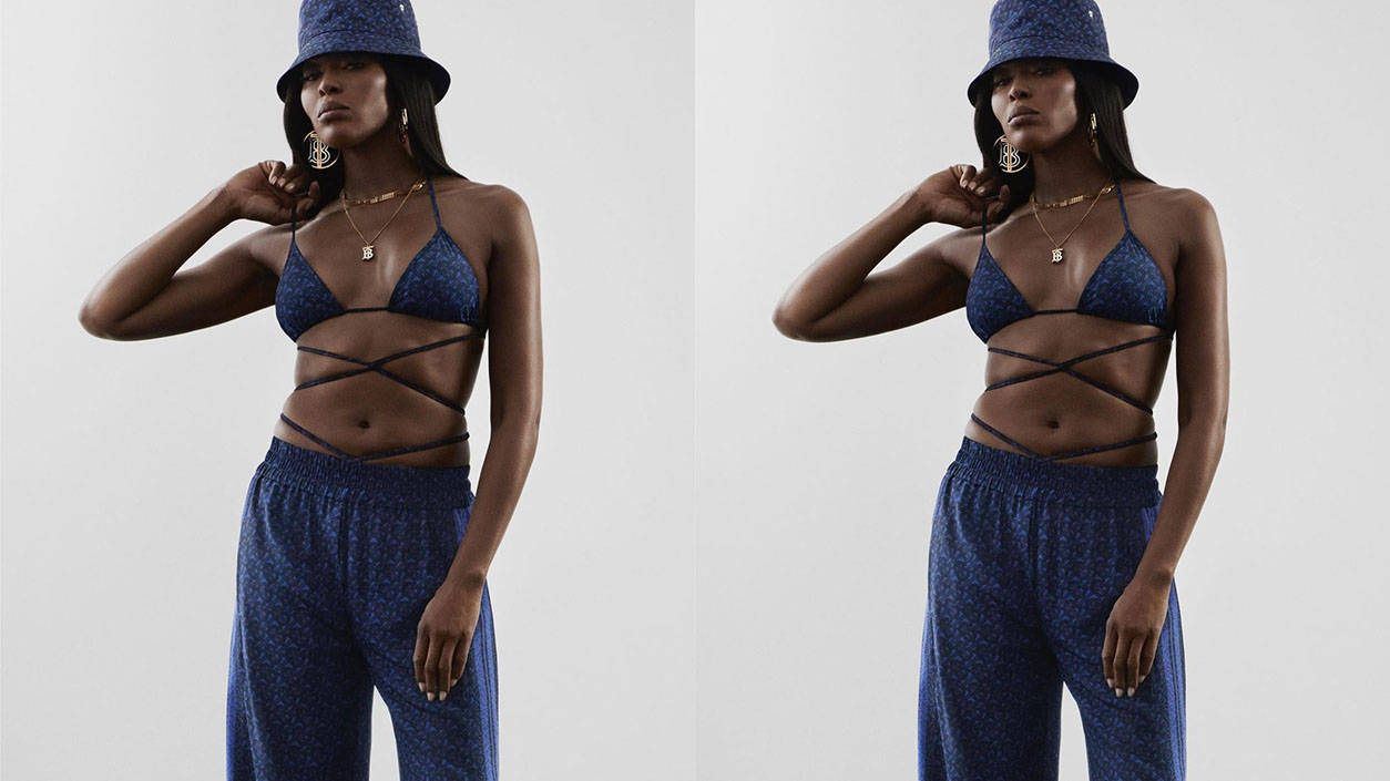 Burberry feature bikini