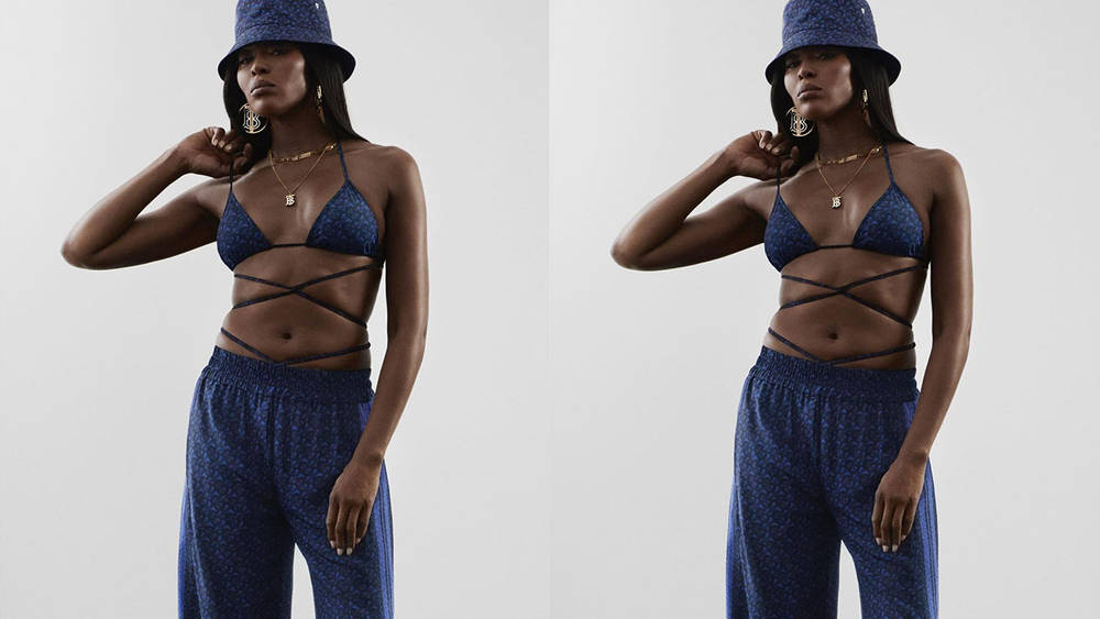 Burberry feature bikini Burberry feature bikini