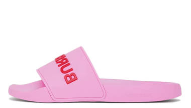 Burberry Logo Detail Slides Bubblegum Pink