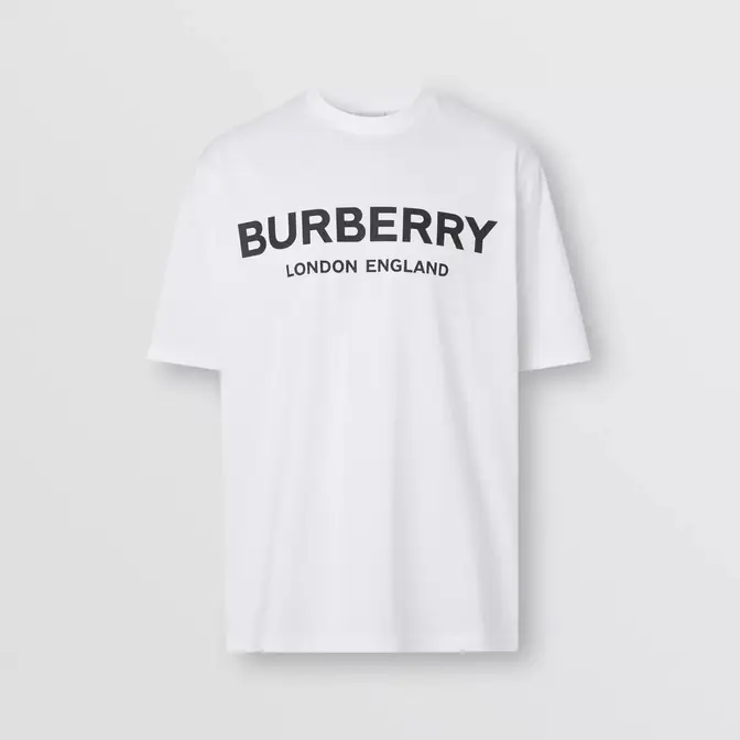 Burberry Logo Print Cotton T-shirt 80260171 Front