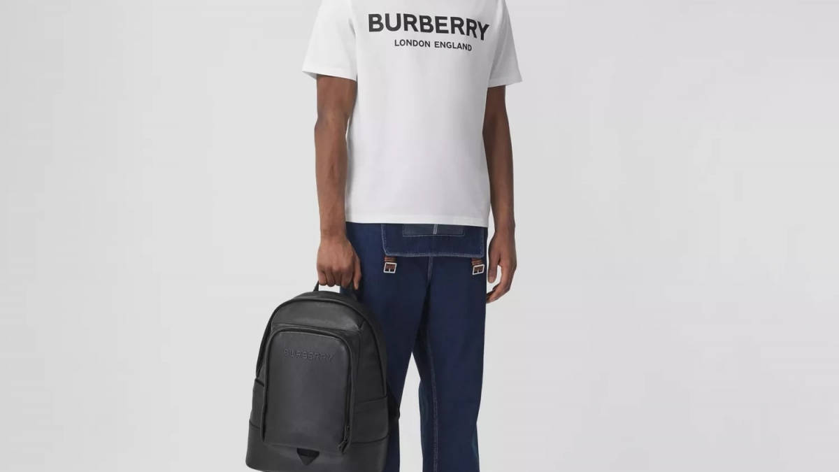 Pest udføre budget Burberry Logo Print Cotton T-shirt - White | The Sole Supplier
