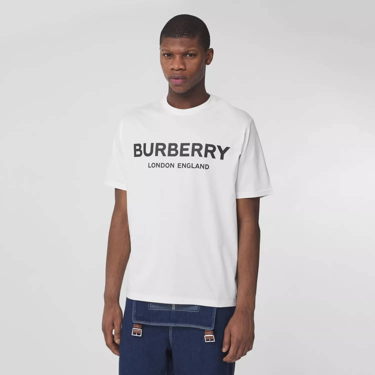 Burberry Print Cotton T-shirt - White | The Sole