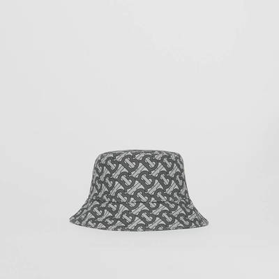 Burberry Monogram Print Cotton Bucket Hat