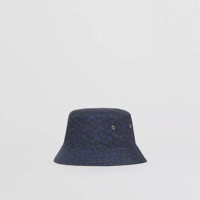 burberry monogram print bucket hat