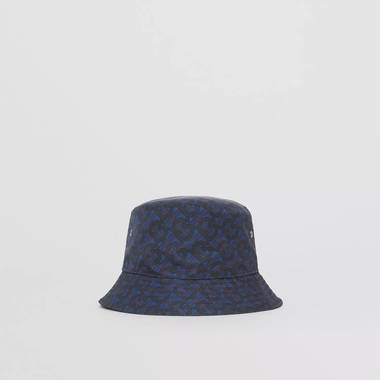 Burberry Monogram Print Nylon Bucket Hat