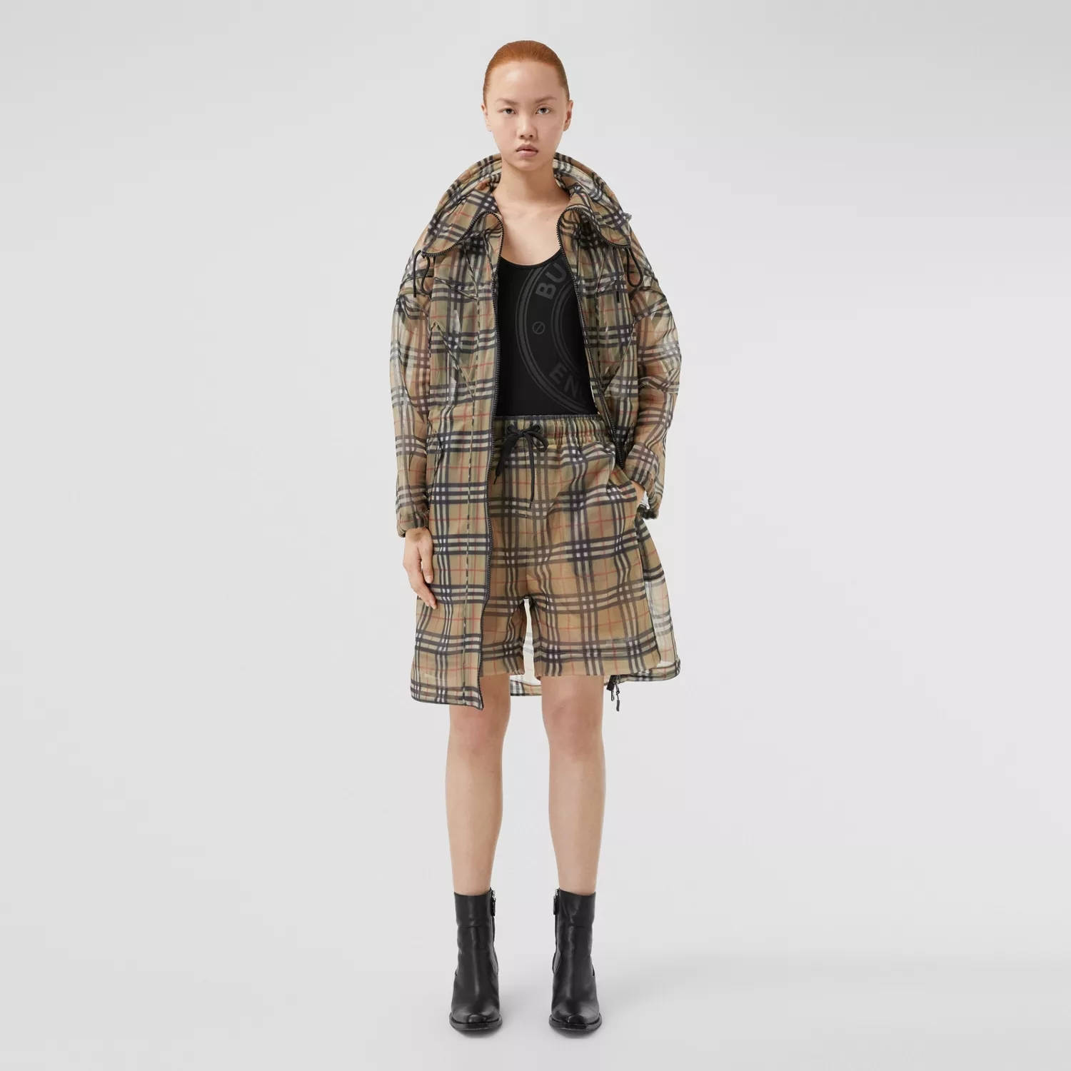 Burberry Vintage Check Mesh Shorts