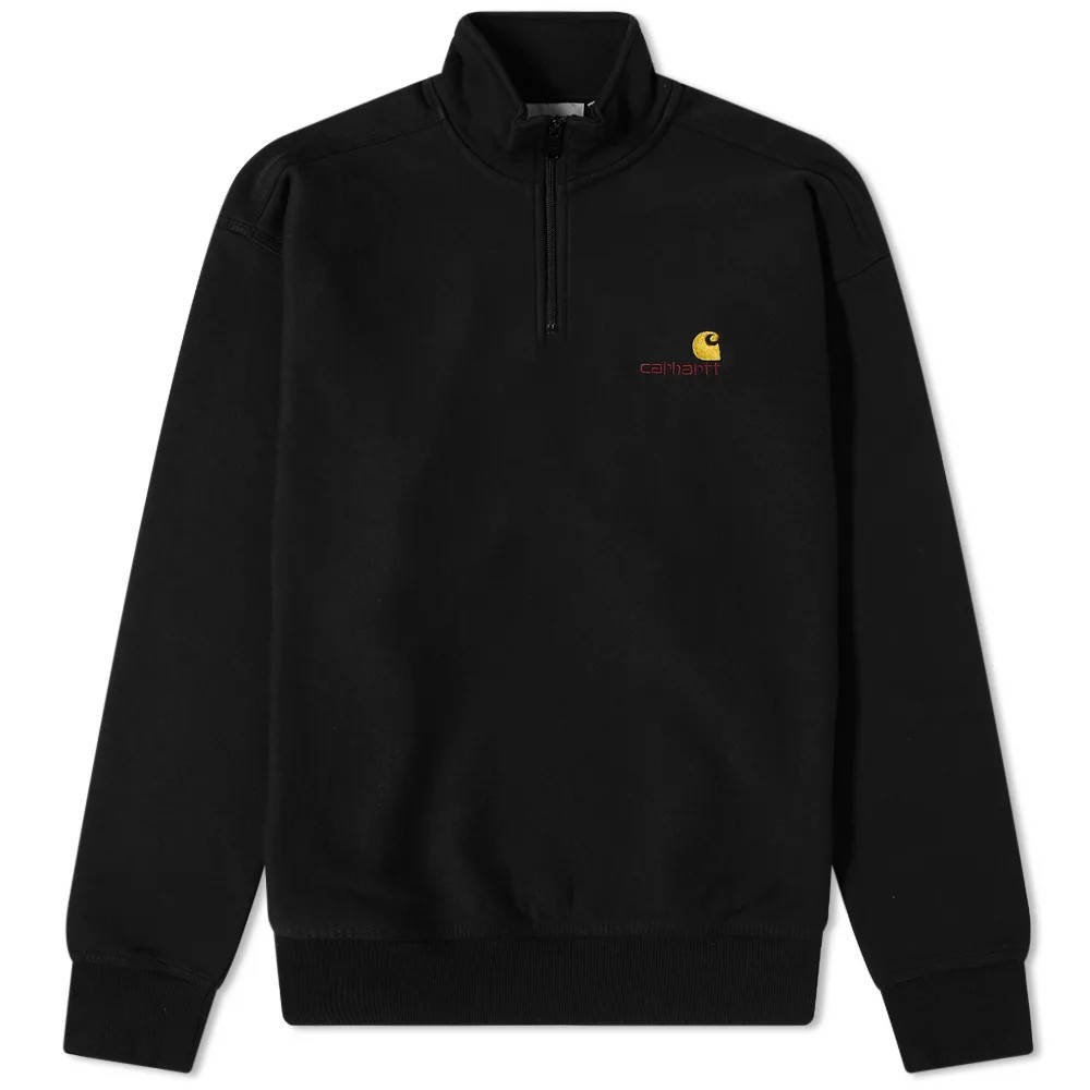 Carhartt WIP Half Zip American Script Sweatshirt I027014-8900