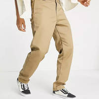 Carhartt WIP Master Relaxed Tapered Trousers Beige Front