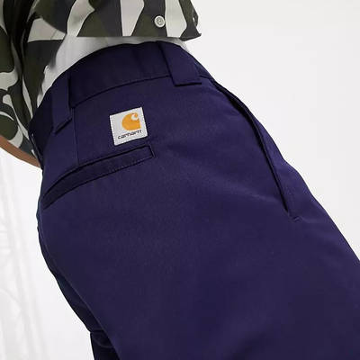 Carhartt WIP Master Relaxed Tapered Trousers Space Navy Detail