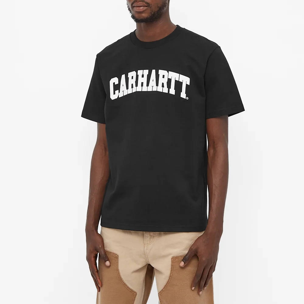 Carhartt WIP University T-Shirt Black Front