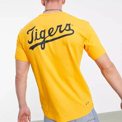 Champion Reverse Weave Detroit Tigers T-Shirt Orange Back