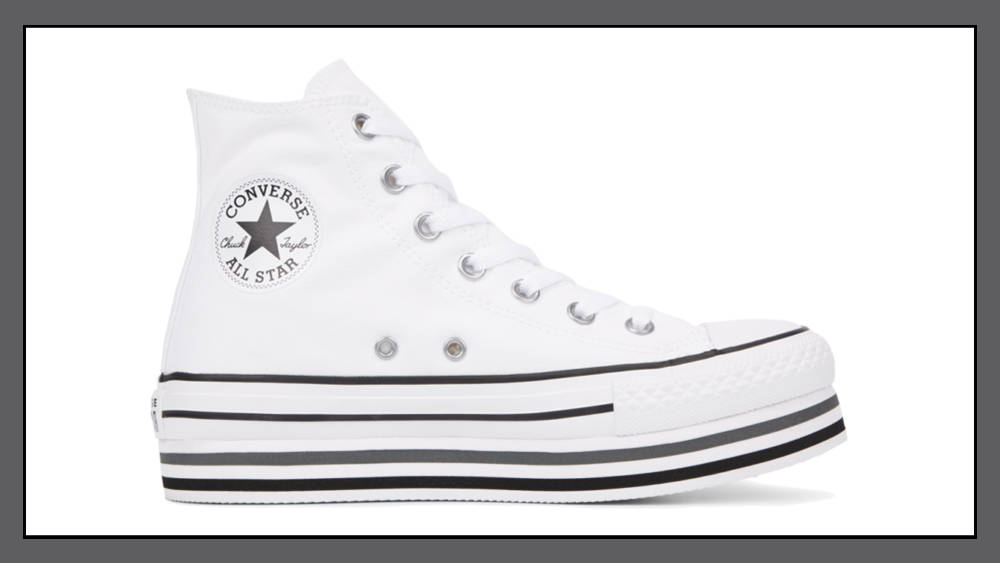 Chuck Taylor All Star Platform High Top White Thunder