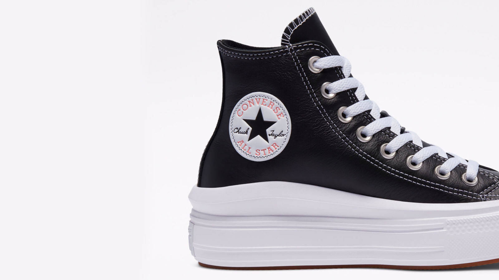 chuck taylor all start move leather high top black