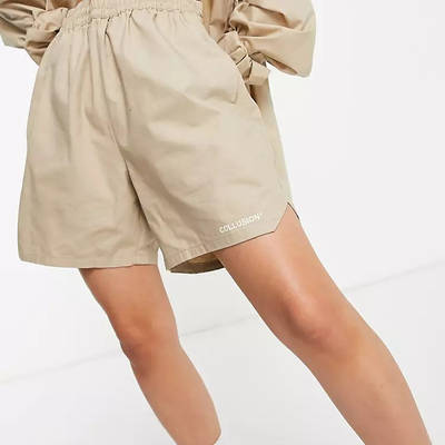 COLLUSION Nylon Shorts