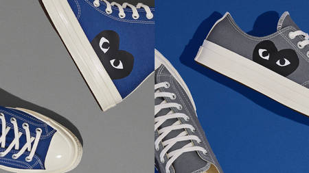 The COMME des GARÇONS x Converse Chuck Taylor "Blue" & "Grey" Just Restocked! The COMME des GARÇONS x Converse Chuck Taylor "Blue" & "Grey" Just Restocked!