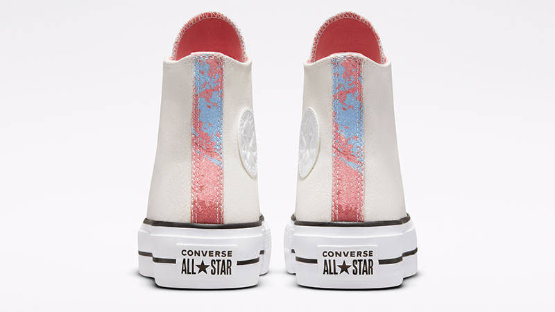 Converse Chuck Taylor Hybrid Shine Hi White Pink Salt