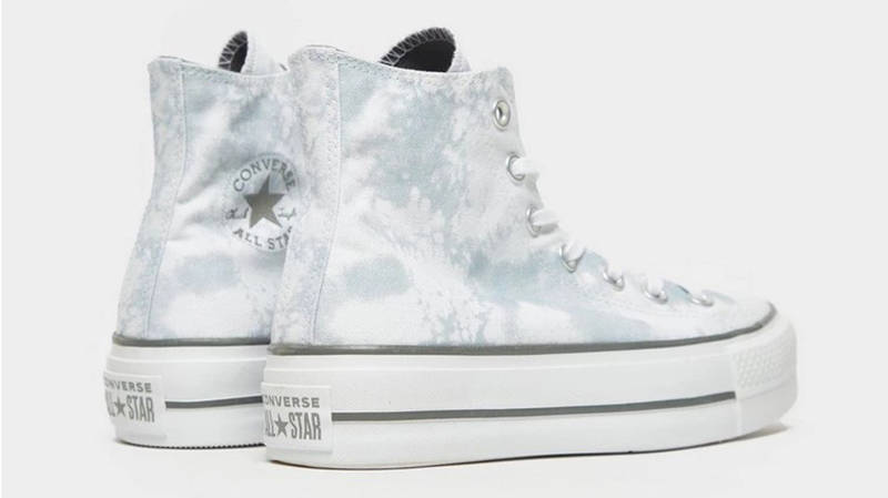 Converse Chuck Taylor Lift Hi White Grey