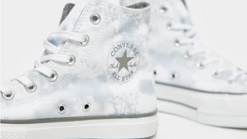 Converse Chuck Taylor Lift Hi White Grey