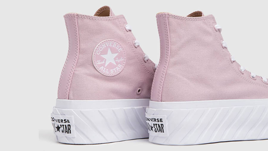 converse chuck taylor lift x2 hi pale pink