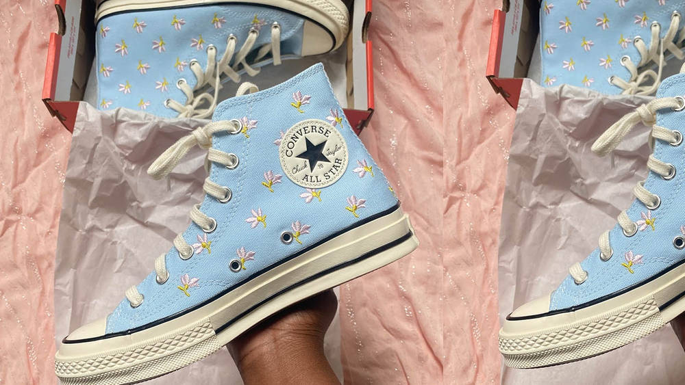 converse embroidered flowers blue feature converse embroidered flowers blue feature