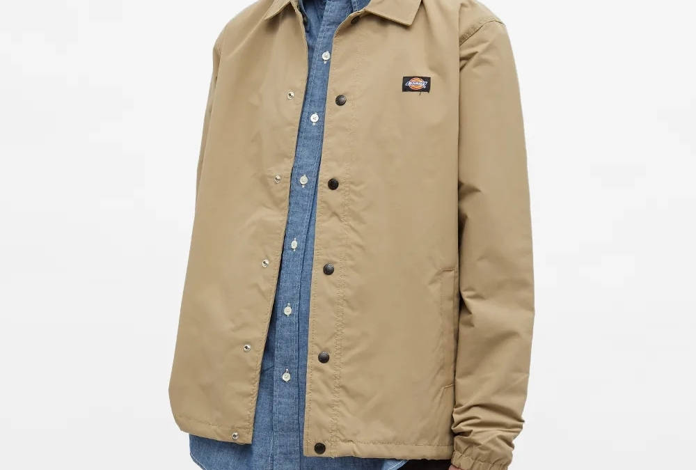 coach jacket khaki