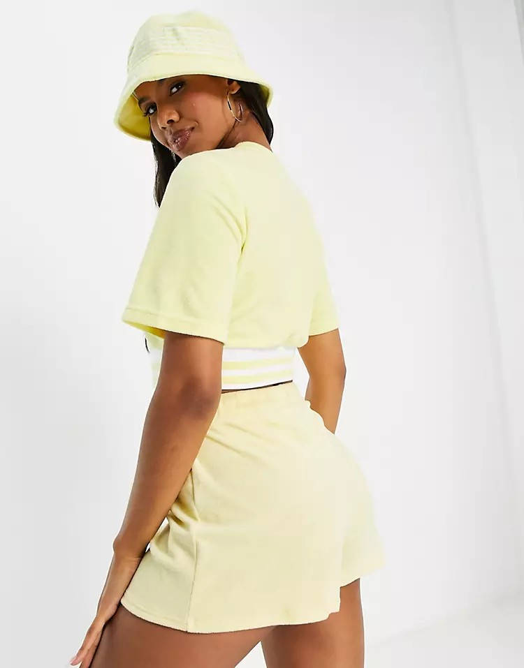 Fila crop on sale top yellow