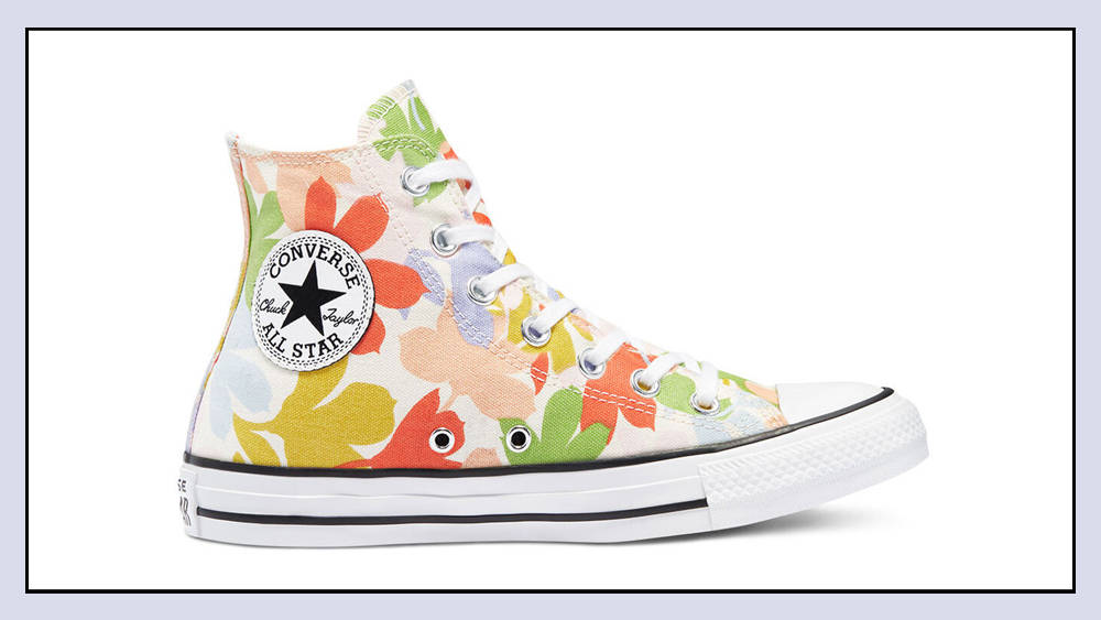 Floral Print Chuck Taylor All Star High Top Multi