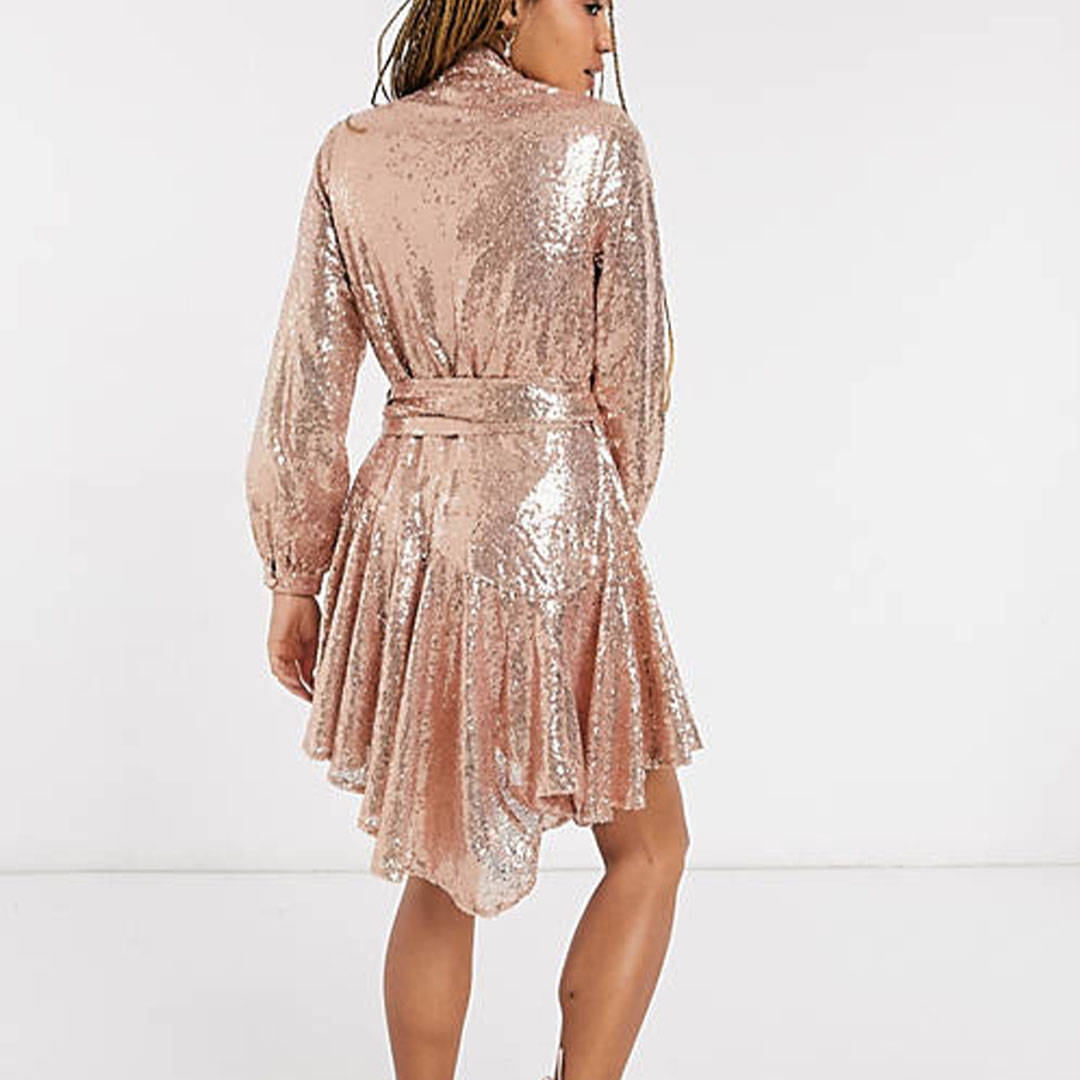 Forever U Embellished Blazer Dress
