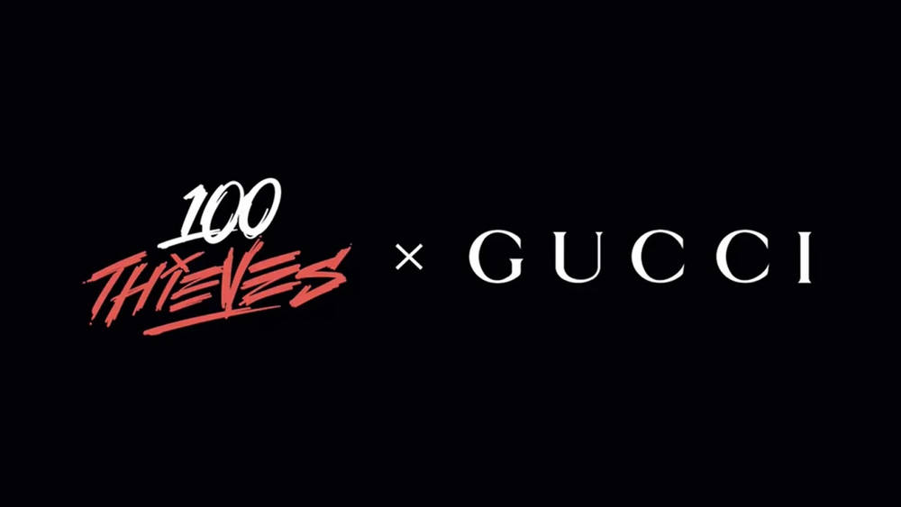 Image via 100 Thieves Gucci Link-up With 100 Thieves for an Unexpected Collaboration