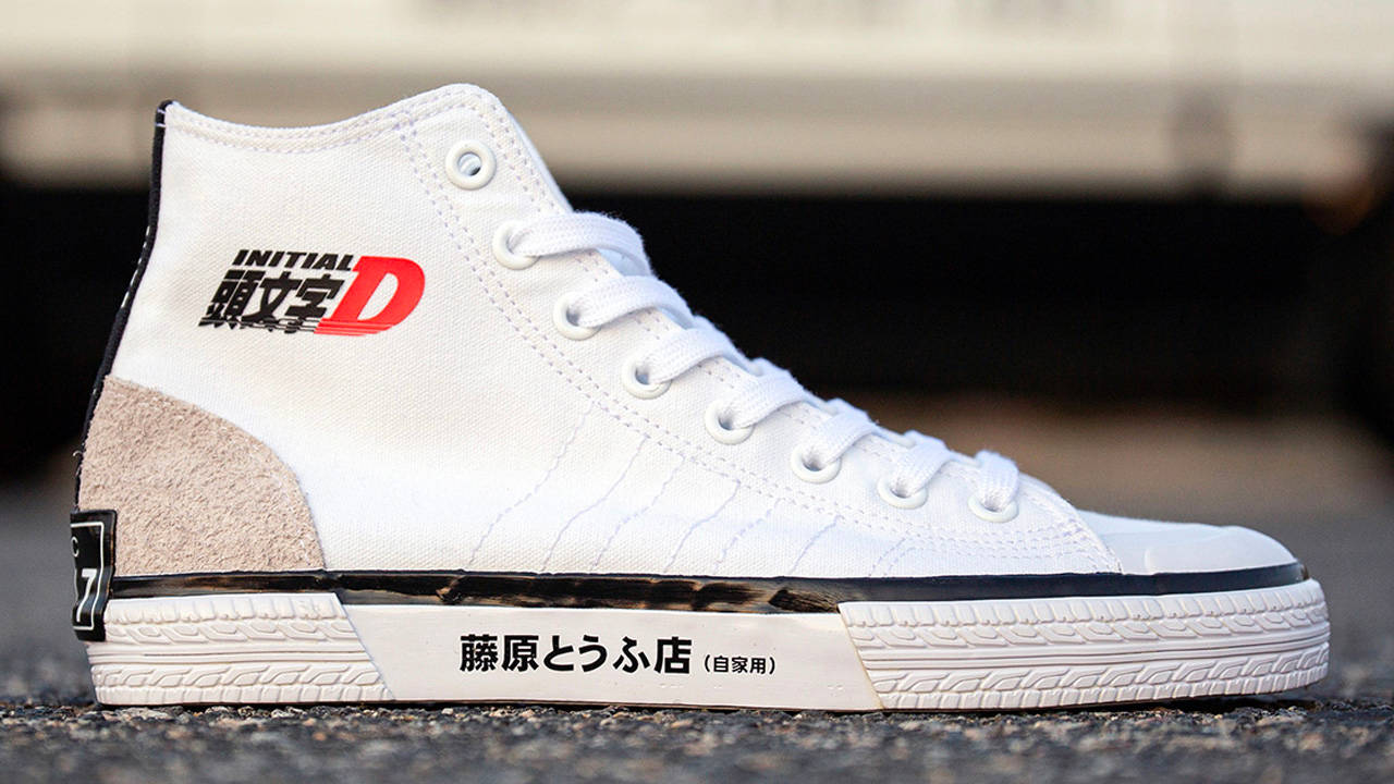 Initial D x BAIT x adidas Nizza Hi