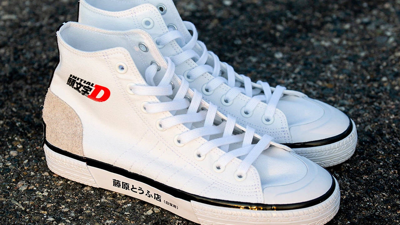 Initial D x BAIT x adidas Nizza Hi
