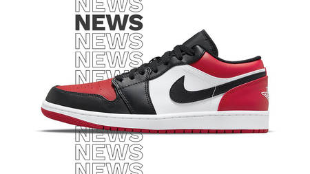 The Air Jordan 1 Low "Bred Toe" Offers a Refreshed Take on a Classic The Air Jordan 1 Low "Bred Toe" Offers a Refreshed Take on a Classic
