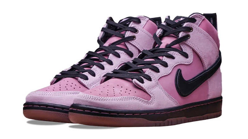 nike dunk sb high chocolate pink