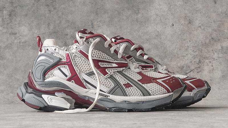 KITH x Balenciaga Runner White Red First Look