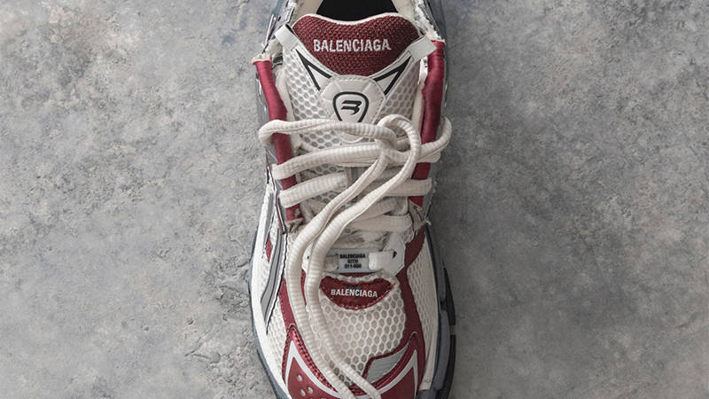 KITH x Balenciaga Runner White Red Middle