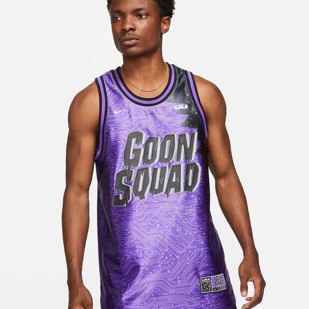 LeBron x Space Jam x Nike Goon Squad Dri-FIT Jersey - Hyper Grape | The ...