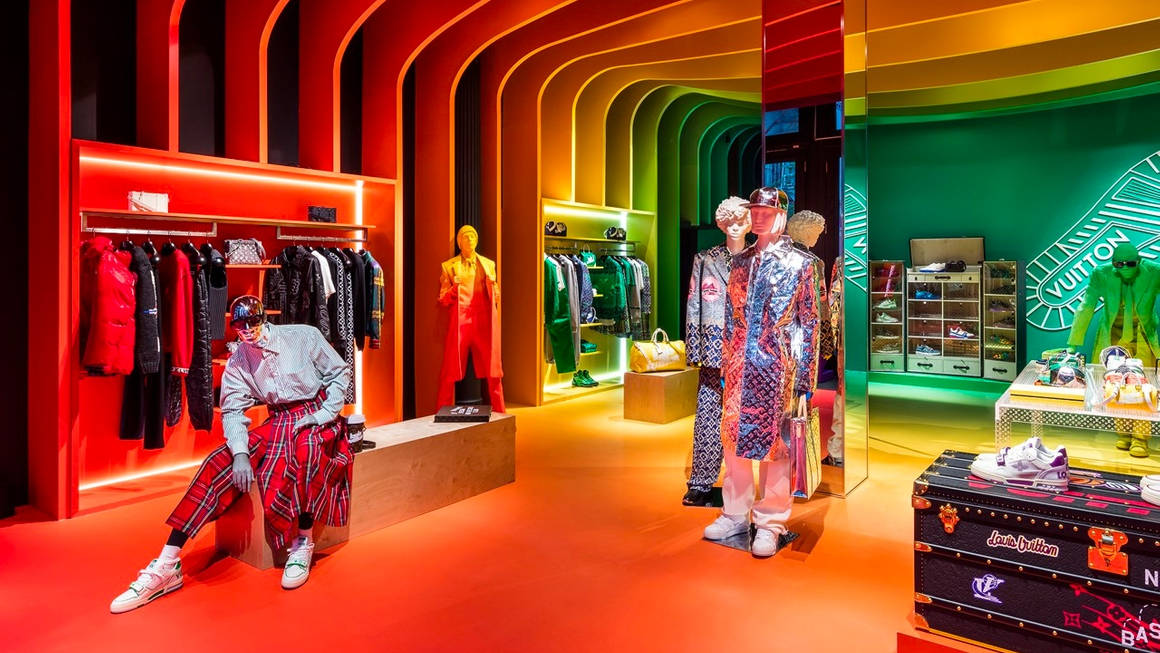 Paris: Louis Vuitton pop-up store
