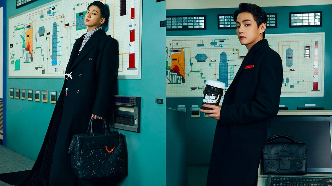 K-Pop Supergroup BTS Link Up With Louis Vuitton for a FW21 Show