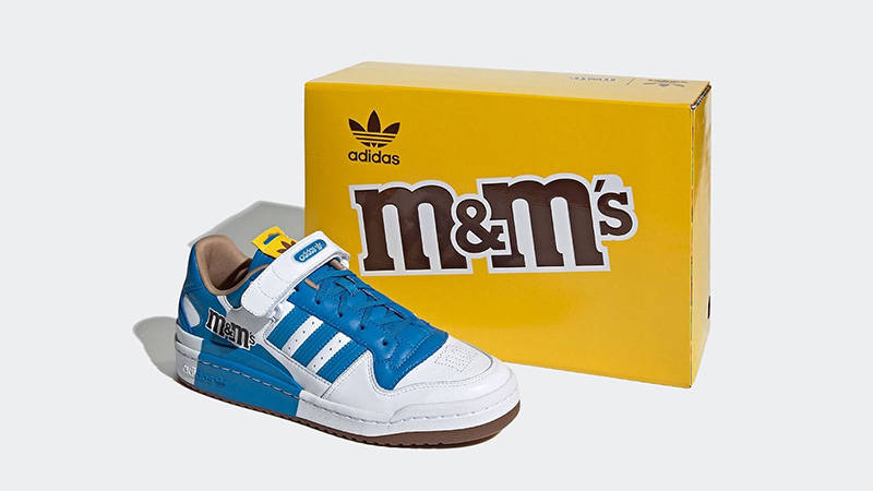 M&M x adidas Forum Low Blue GZ1935 side