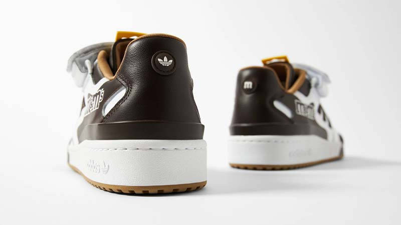 M&M x adidas Forum Low Brown Back