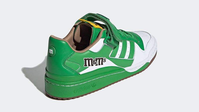 M&M x adidas Forum Low Green GY6314 back