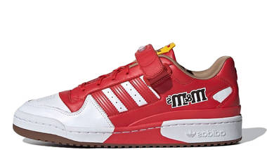 M&M x adidas Forum Low Red