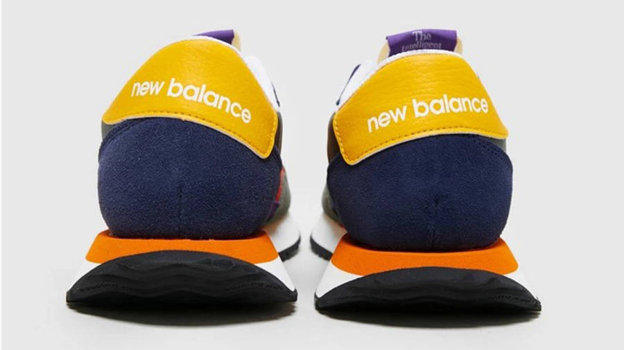 New Balance 237 Yellow Grey Multi MS237PW1 Back