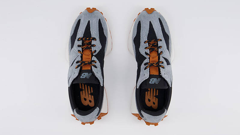 New Balance 327 Black Rust White