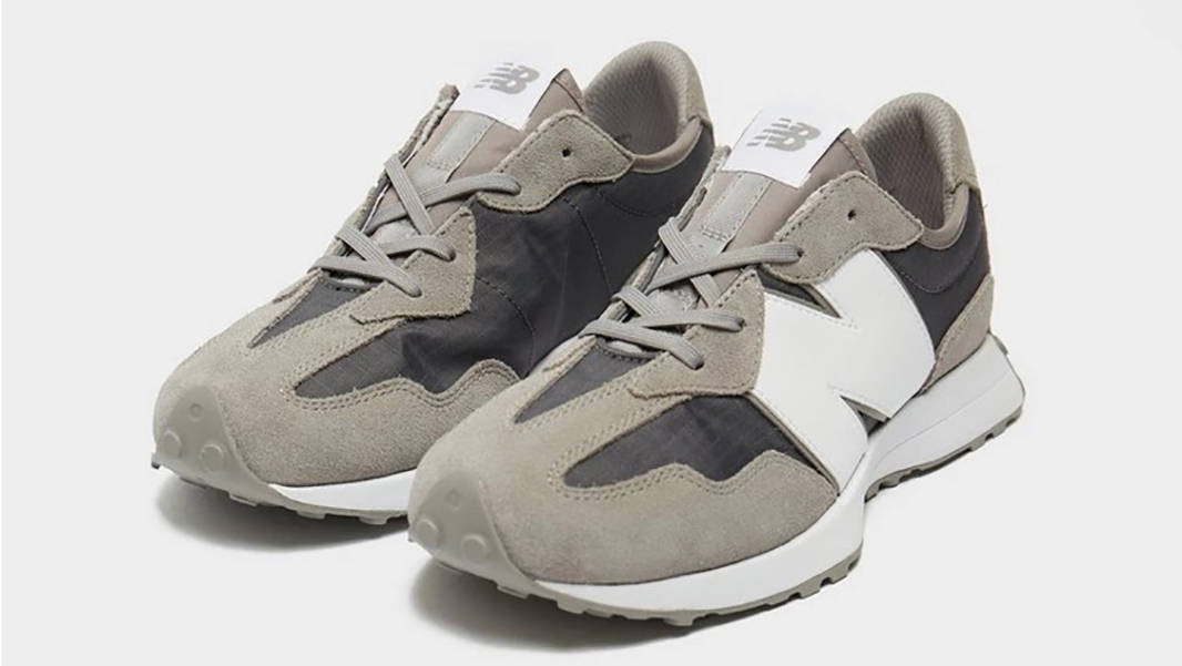 New Balance 327 GS Grey White